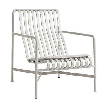 Palissade zitkussen voor loungefauteuil high & low - Sky grey - HAY