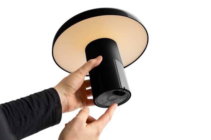 Pao Portable tafellamp, Soft black HAY