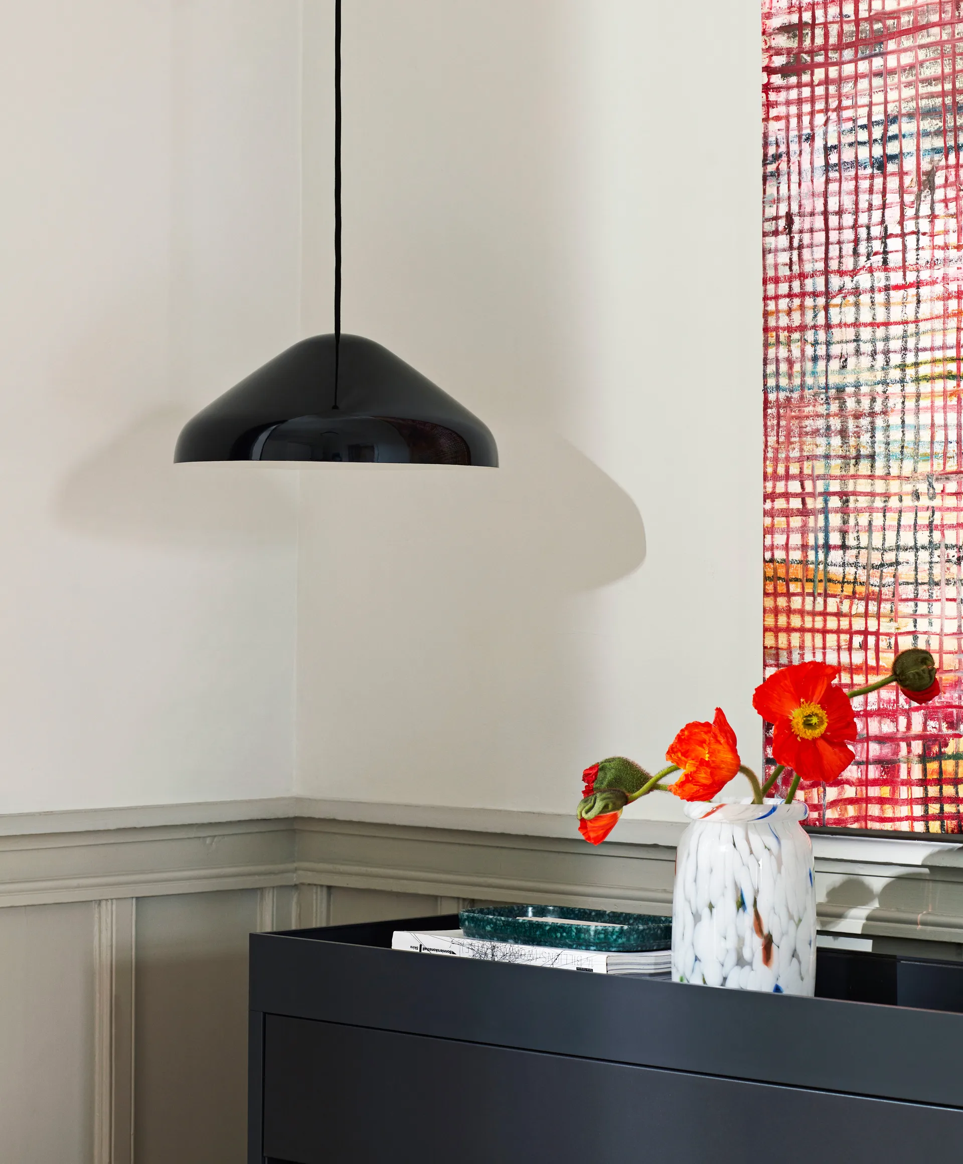 Pao Steel hanglamp Ø35 cm, Soft black HAY