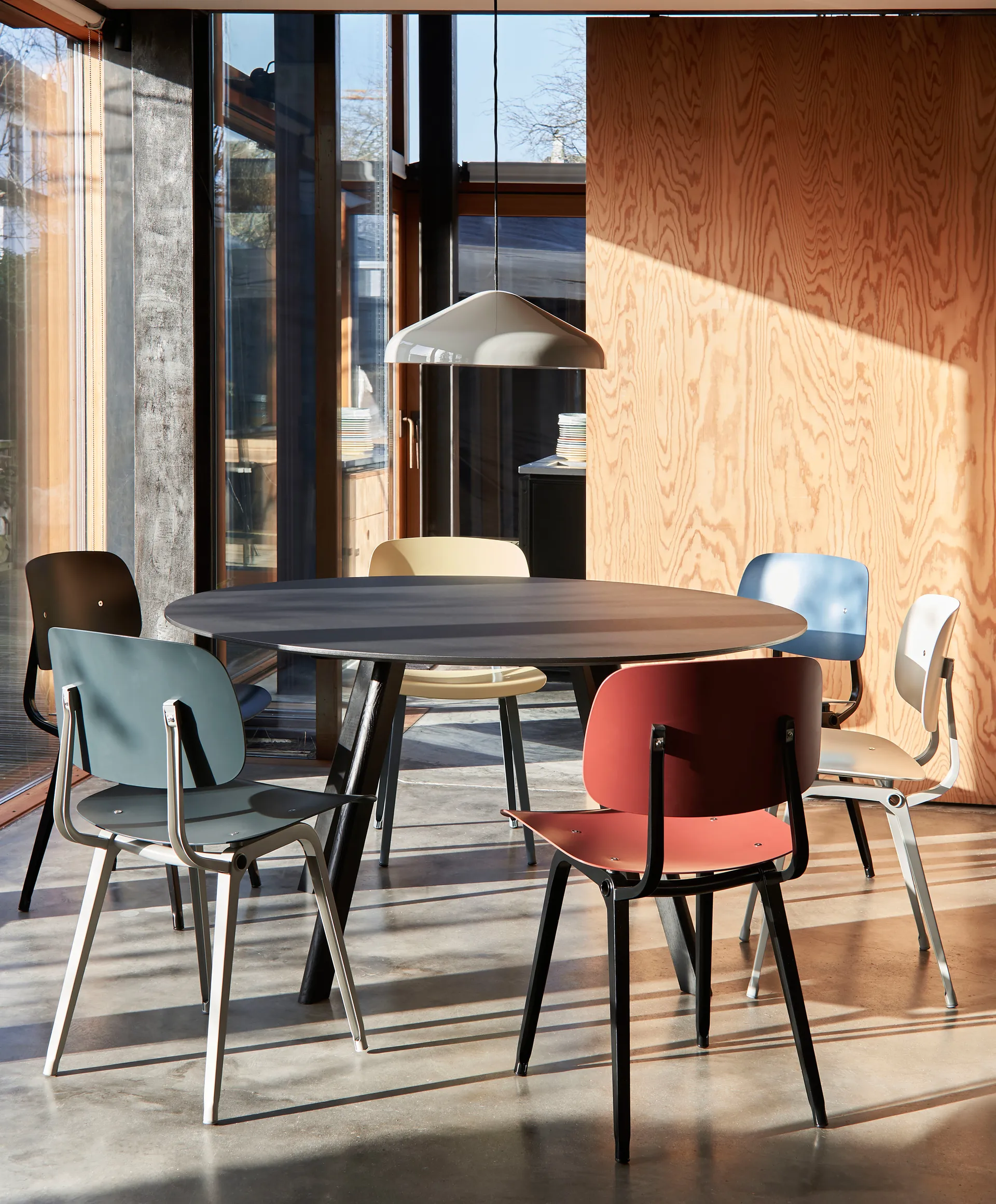 Pao Steel hanglamp Ø47 cm, Cool grey HAY