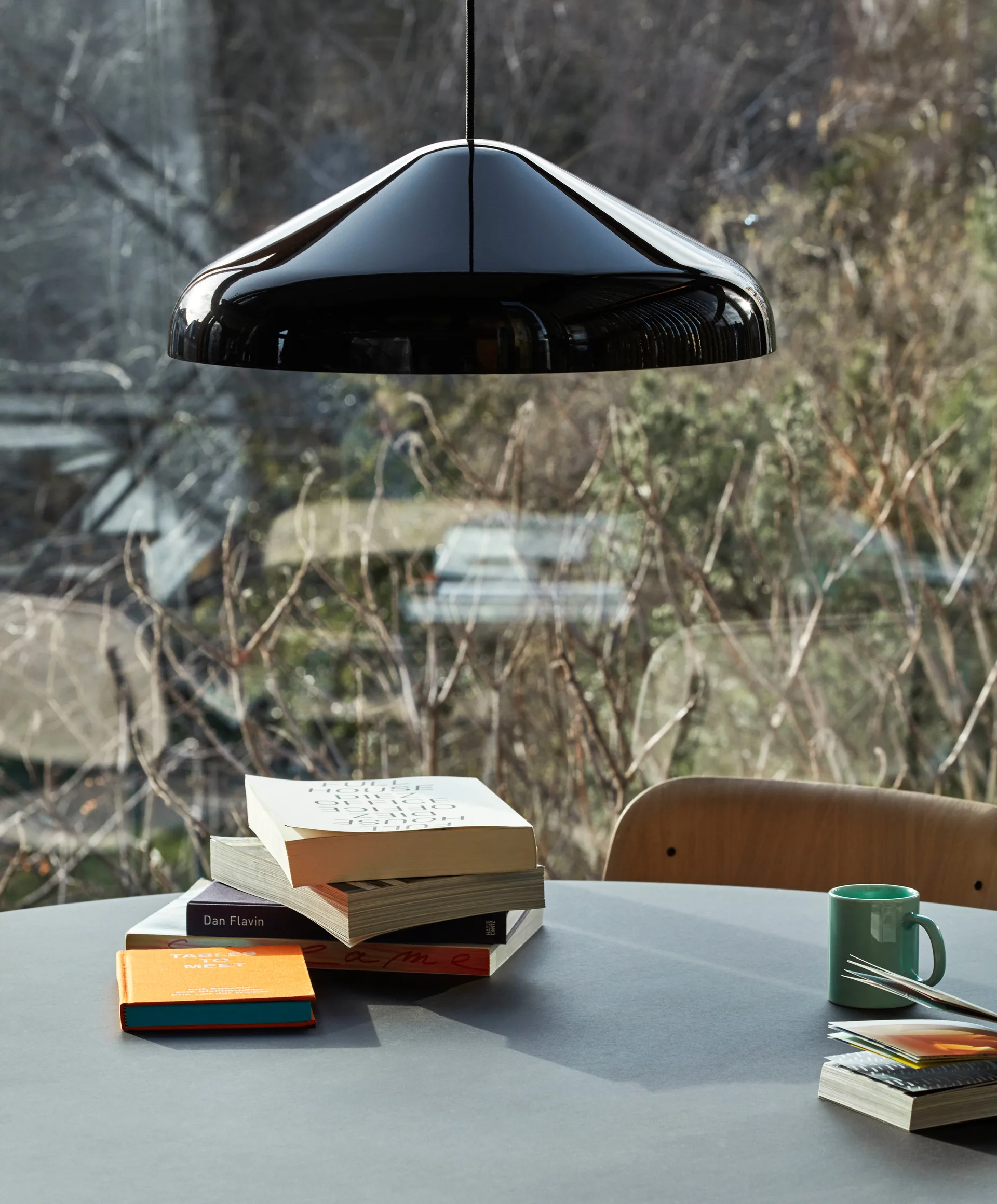 Pao Steel hanglamp Ø47 cm, Soft black HAY