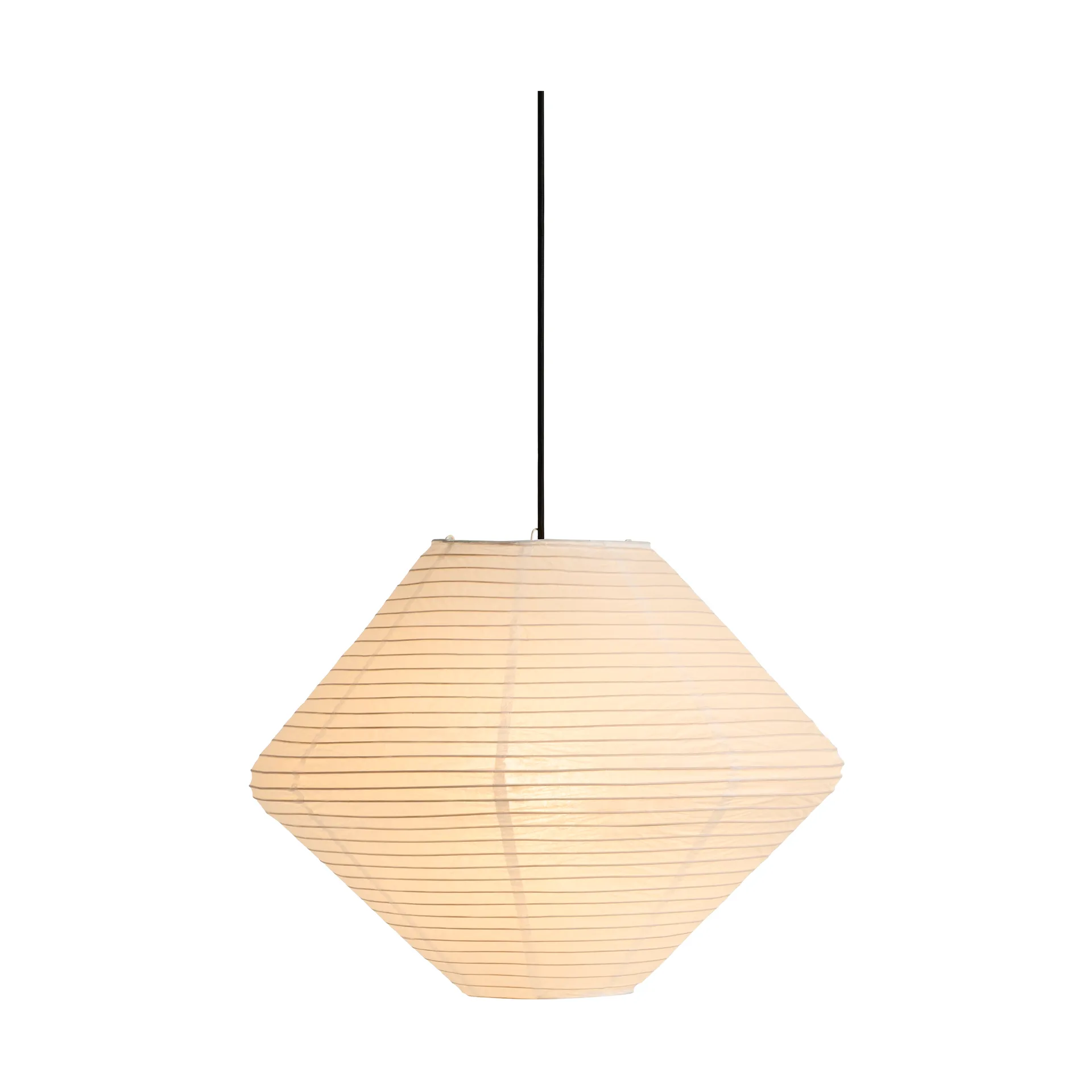 Paper Shade Diamond lampenkap, Classic white, Ø50 cm HAY