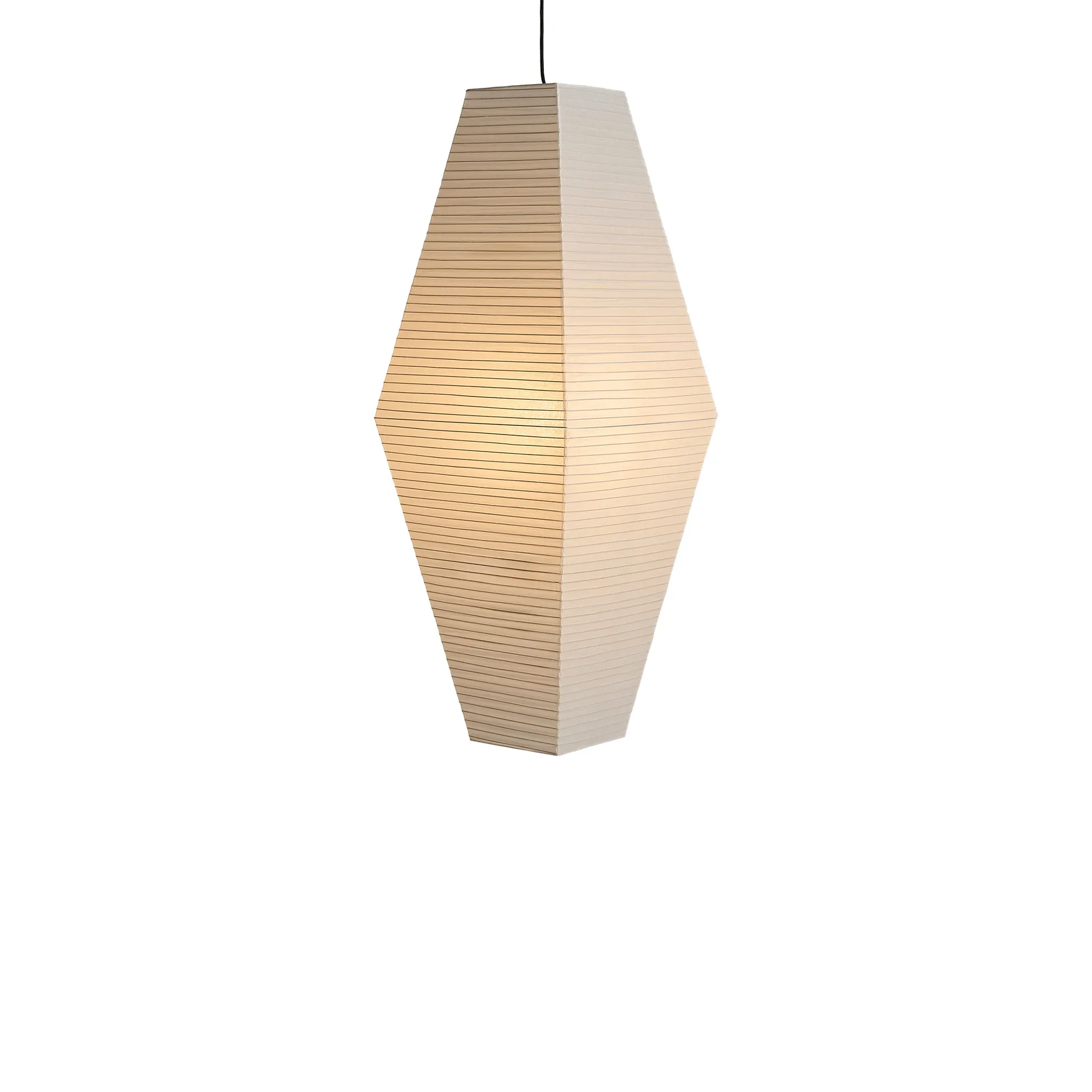 Paper Shade Prism lampenkap, Classic white, 40x110 cm HAY
