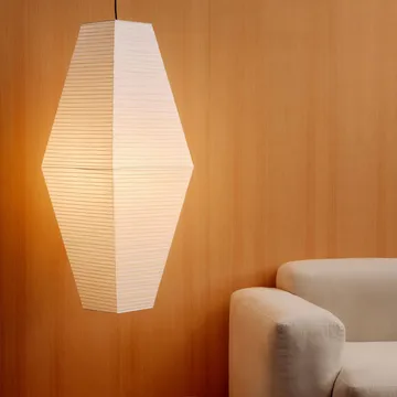 Paper Shade Prism lampenkap - Classic white, 40x110 cm - HAY