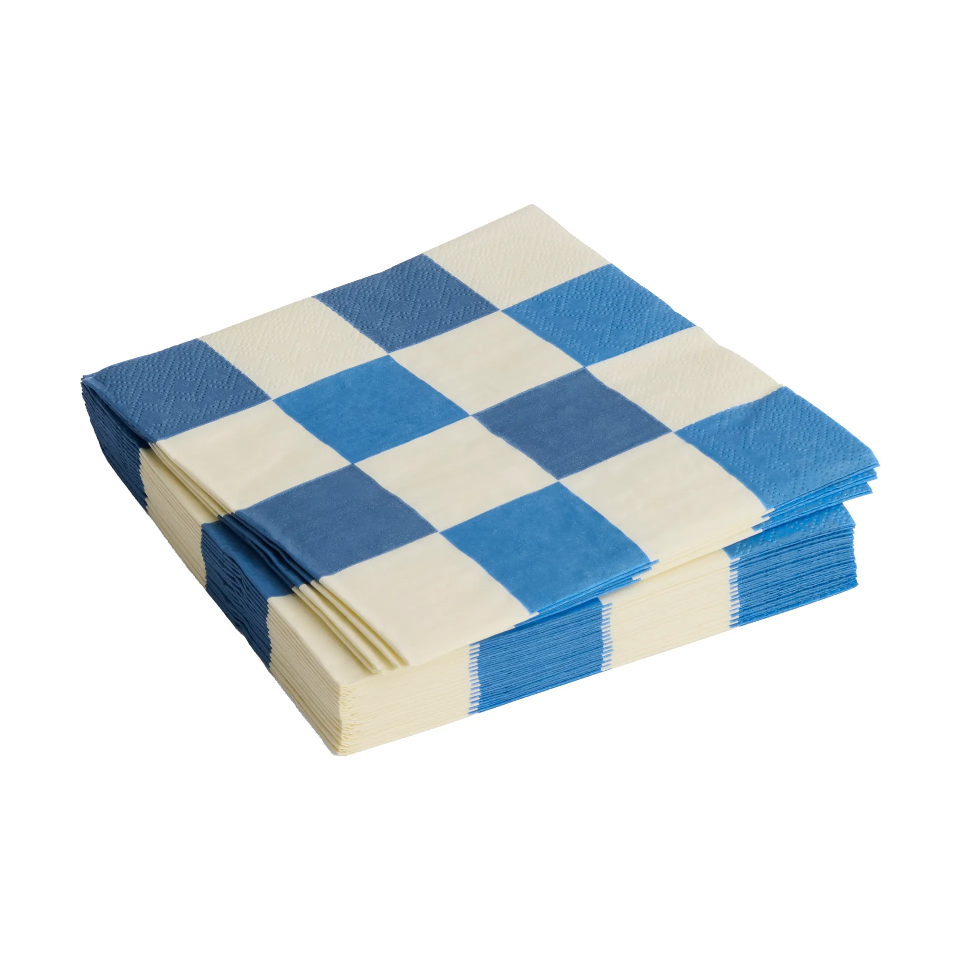 Pattern Dinner Check servet 40x40 cm 20-pack, Off white-blues M HAY