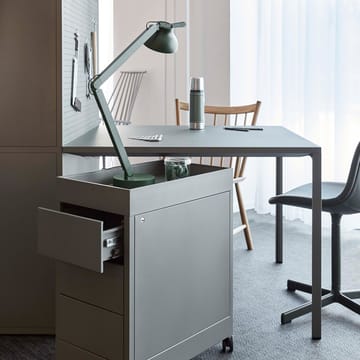 PC bureaulamp - soft black, met lampvoet - HAY