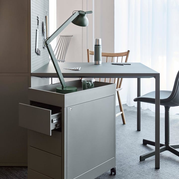 PC bureaulamp, soft black, met lampvoet HAY