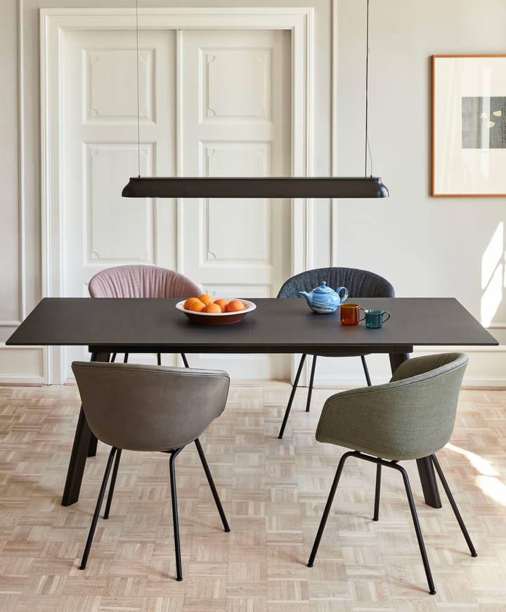 PC Linear hanglamp, Soft black HAY