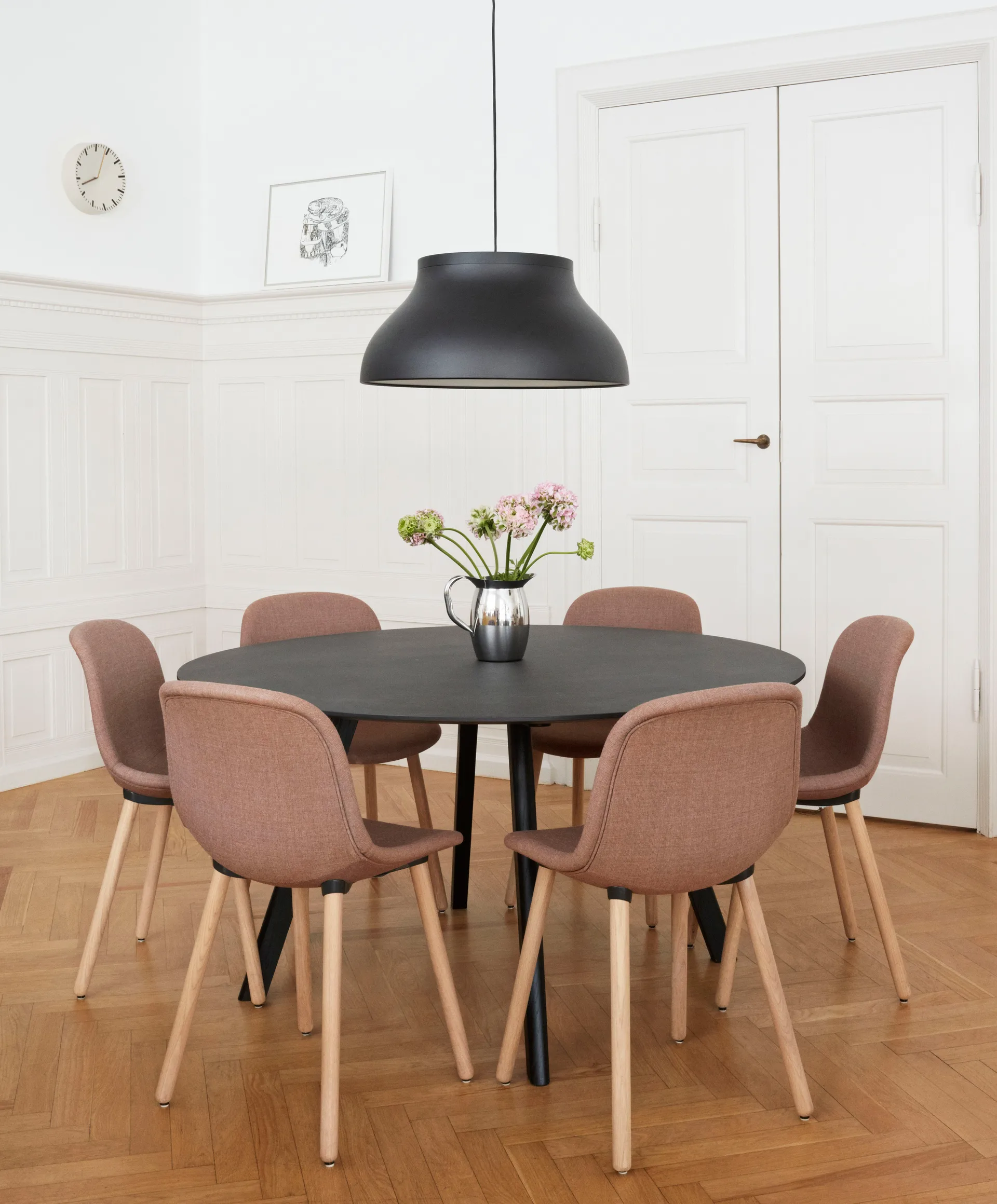 PC pendant hanglamp L Ø60 cm, Soft black HAY