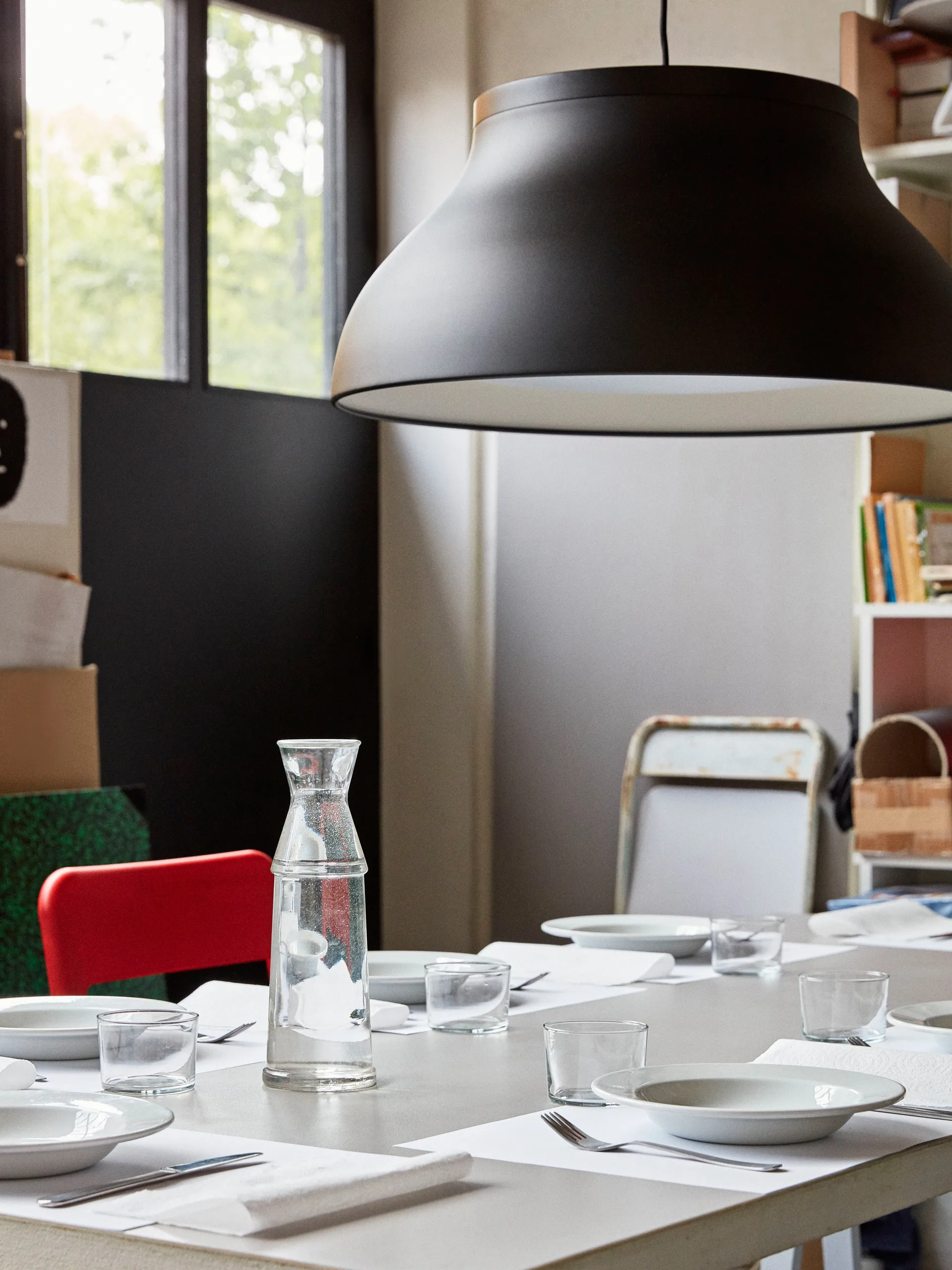 PC pendant hanglamp L Ø60 cm, Soft black HAY