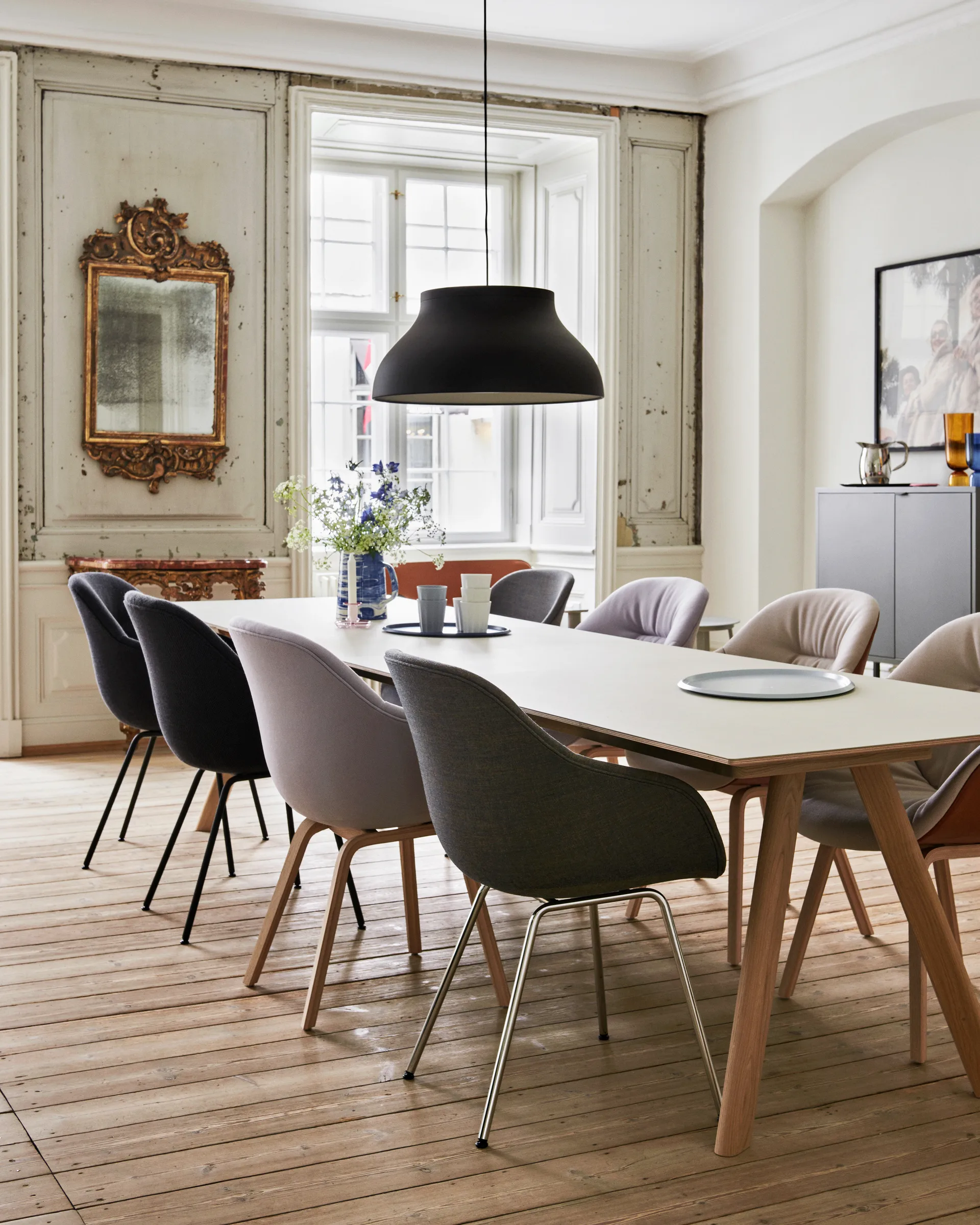 PC pendant hanglamp L Ø60 cm, Soft black HAY