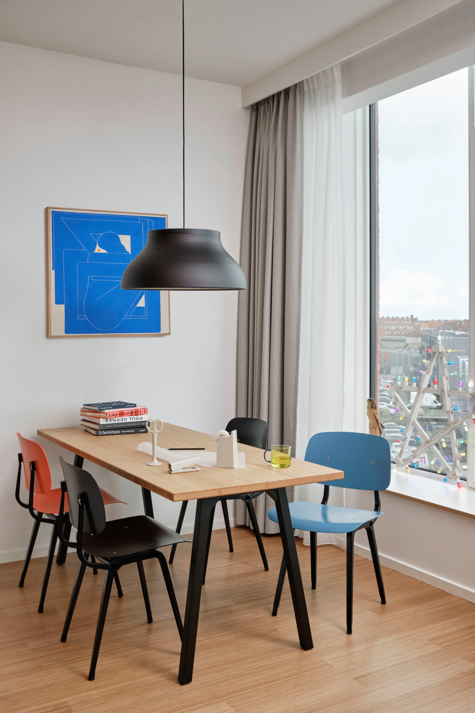 PC pendant hanglamp L Ø60 cm, Soft black HAY