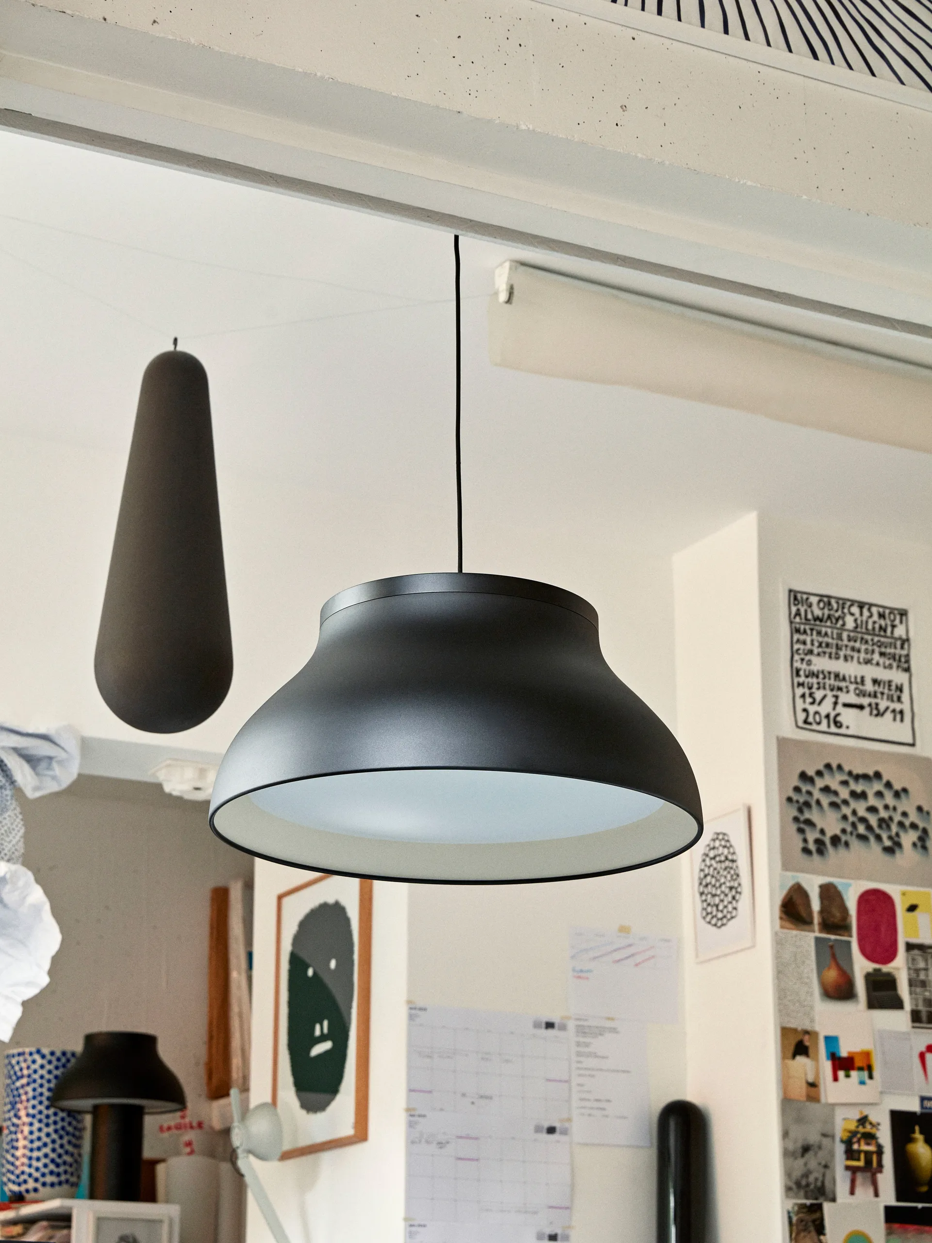 PC pendant hanglamp L Ø60 cm, Soft black HAY