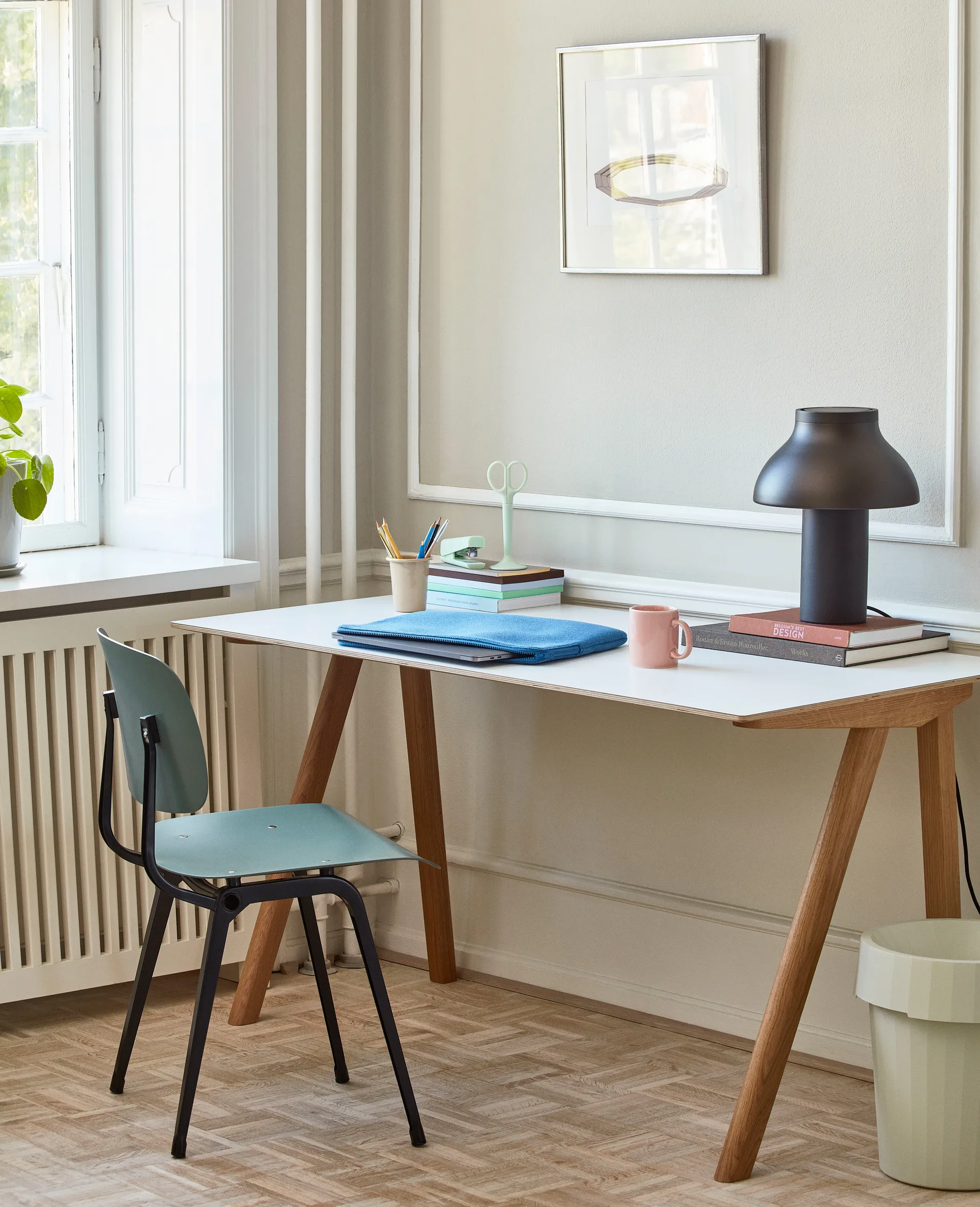 PC table tafellamp S Ø25 cm, Soft black HAY