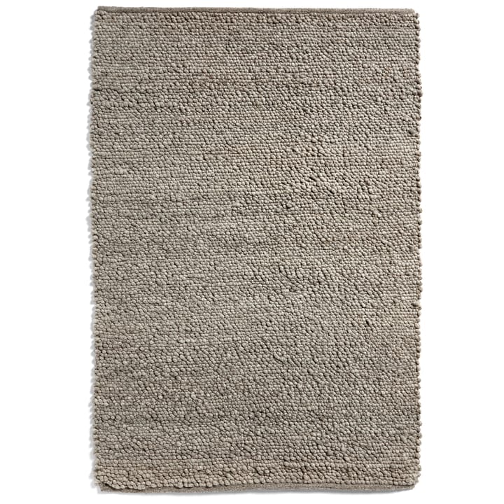 Peas Random wollen vloerkleed 140x200 cm - Medium grey - HAY