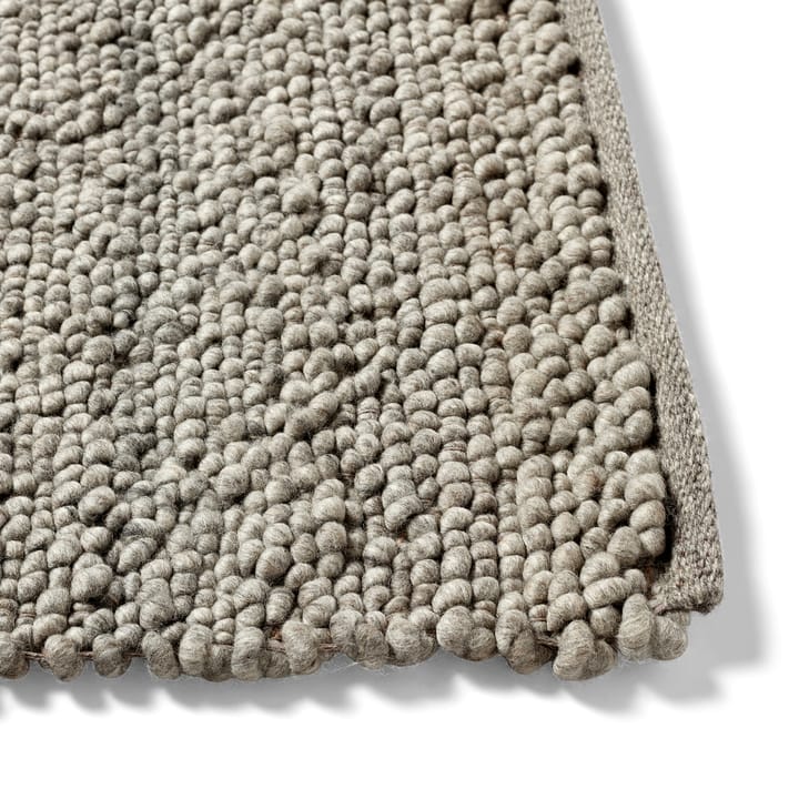 Peas Random wollen vloerkleed 140x200 cm, Medium grey HAY