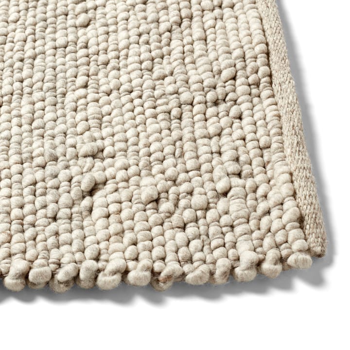 Peas Random wollen vloerkleed 140x200 cm, Soft grey HAY