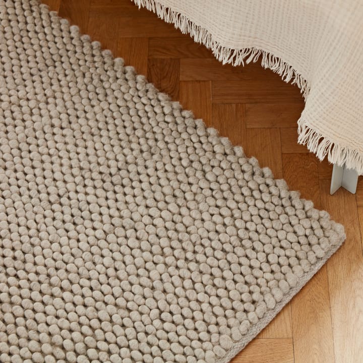 Peas wollen vloerkleed 170x240 cm, Soft grey HAY