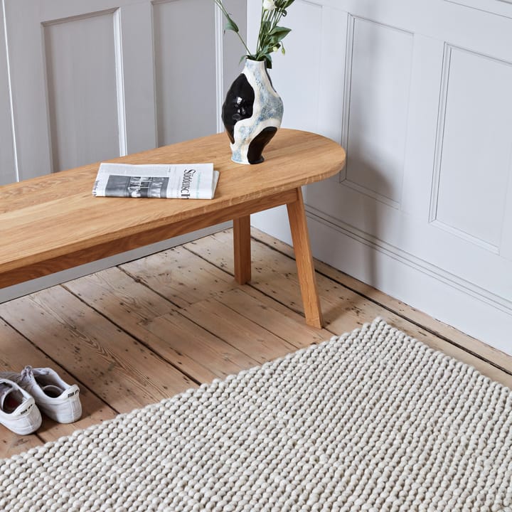 Peas wollen vloerkleed 170x240 cm, Soft grey HAY