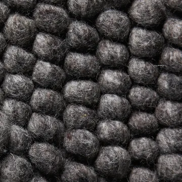 Peas wollen vloerkleed 200x300 cm - Dark grey - HAY
