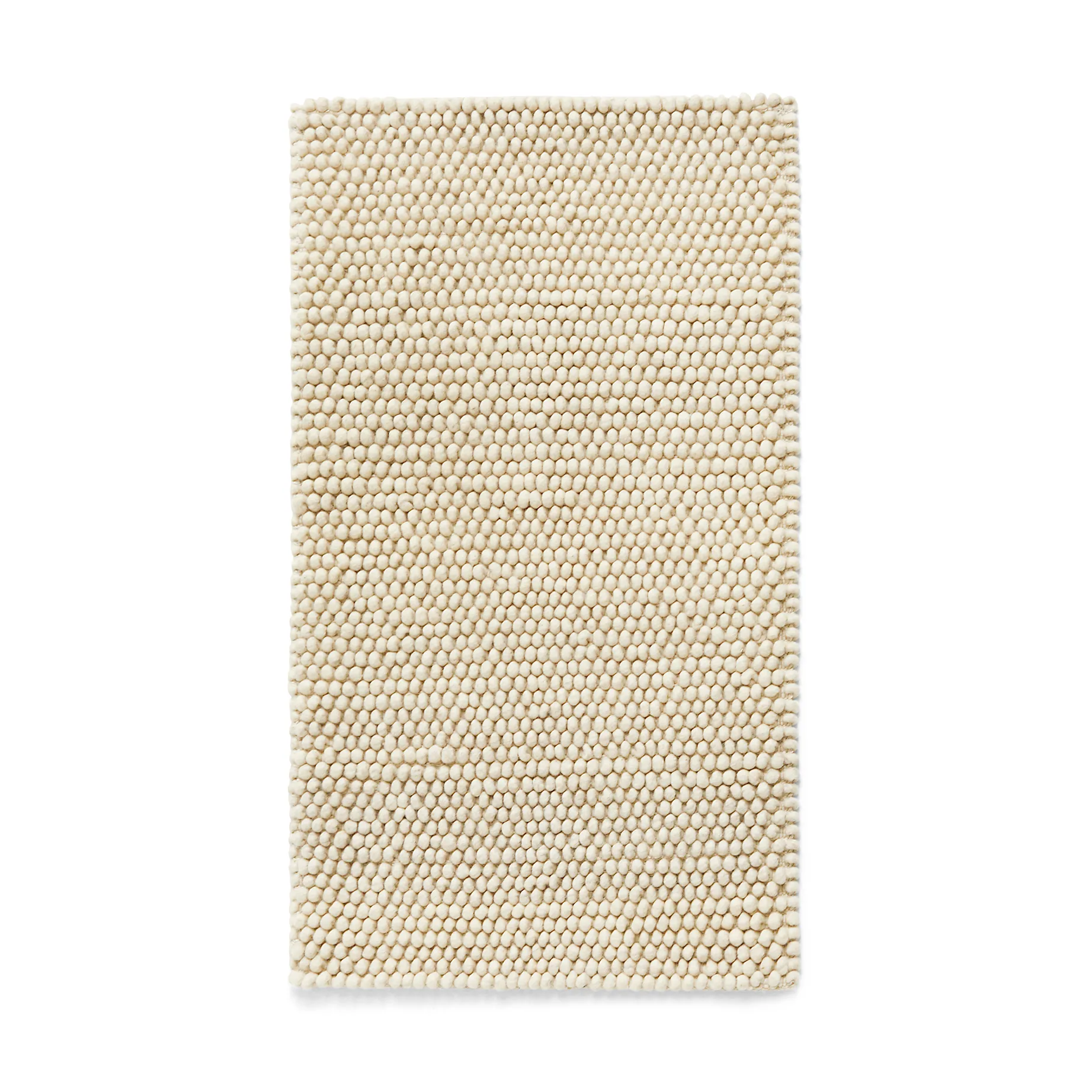 Peas wollen vloerkleed 80x140 cm, Soft grey HAY