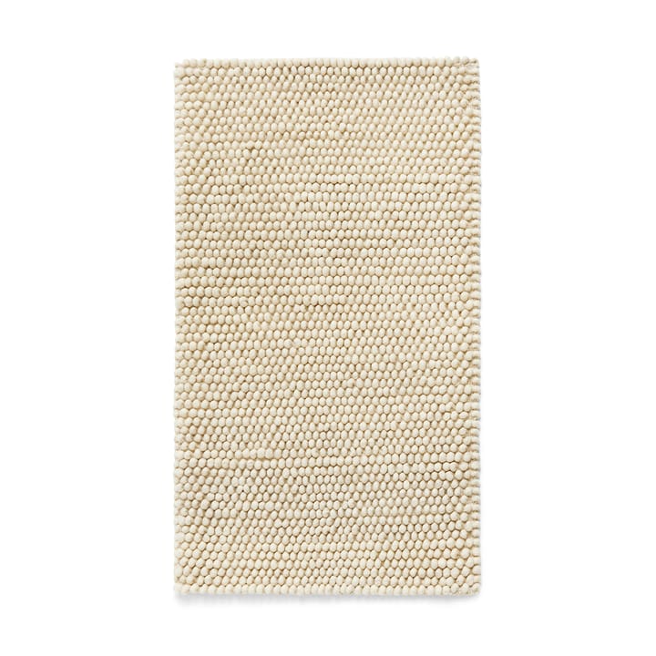 Peas wollen vloerkleed 80x140 cm - Soft grey - HAY