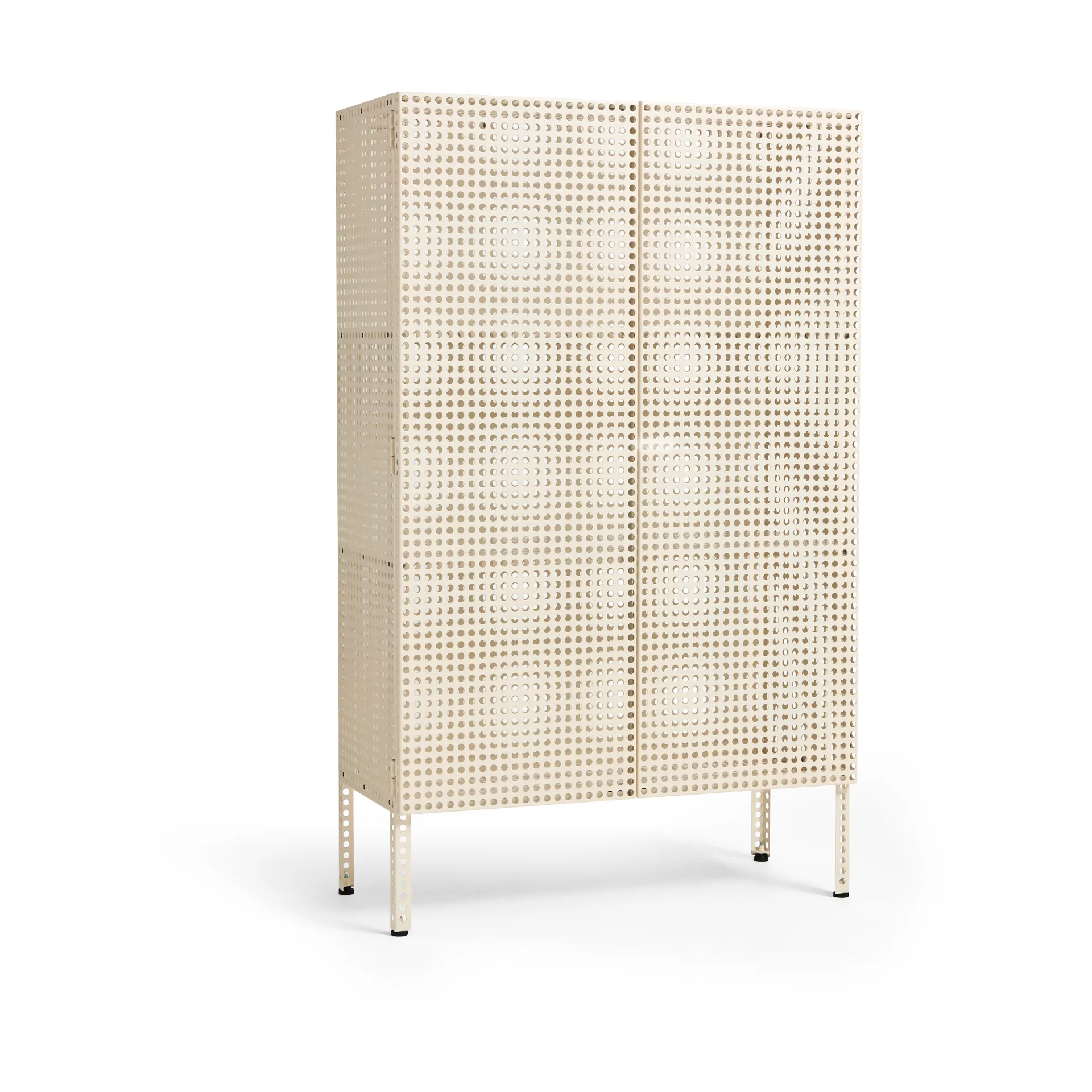 Perforated Cabinet kast large, Eggshell HAY