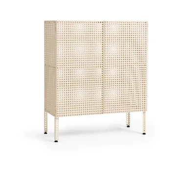 Perforated Cabinet kast medium - Eggshell - HAY