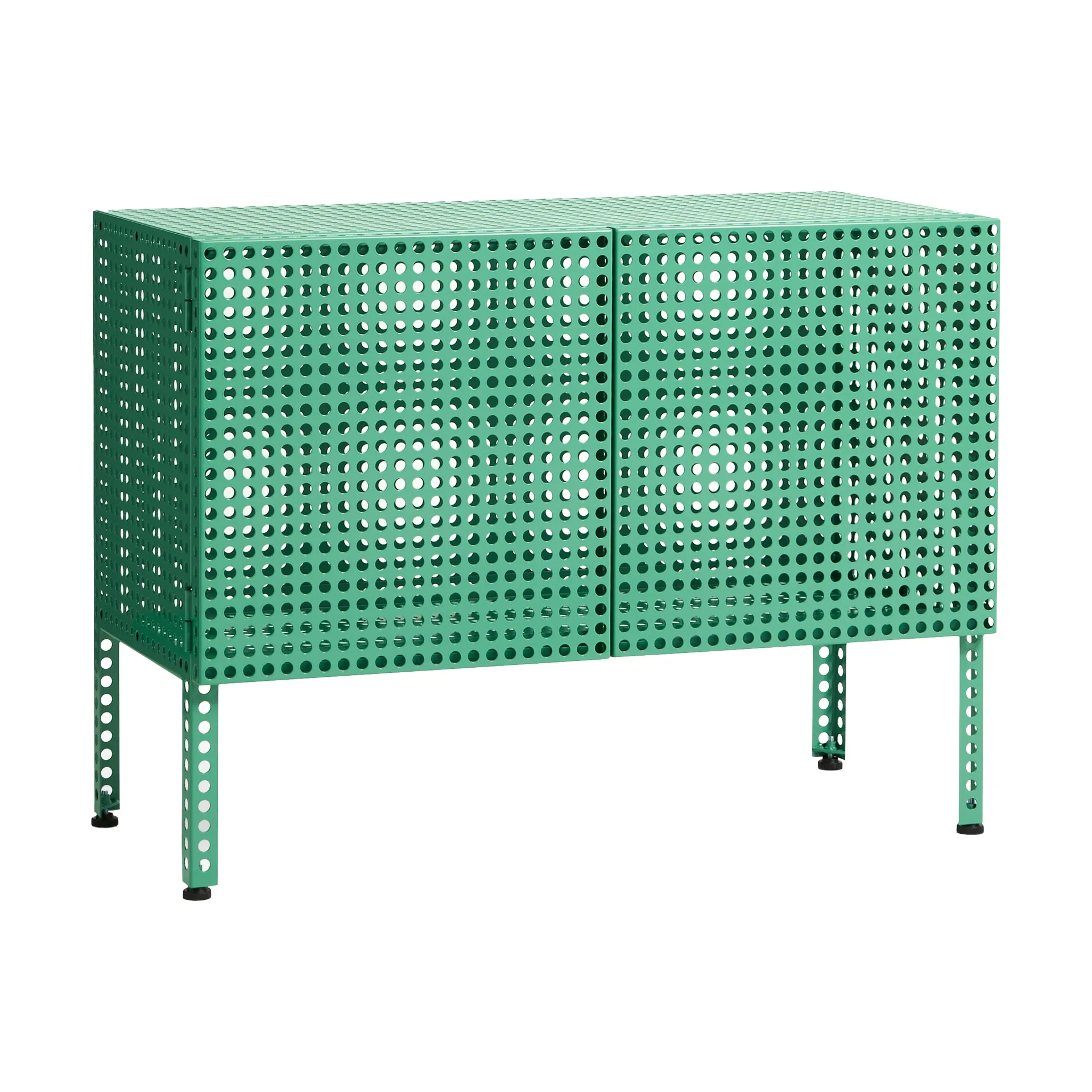 Perforated Cabinet kast small, Soft jade HAY