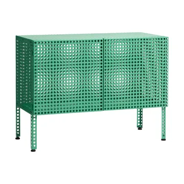 Perforated Cabinet kast small - Soft jade - HAY