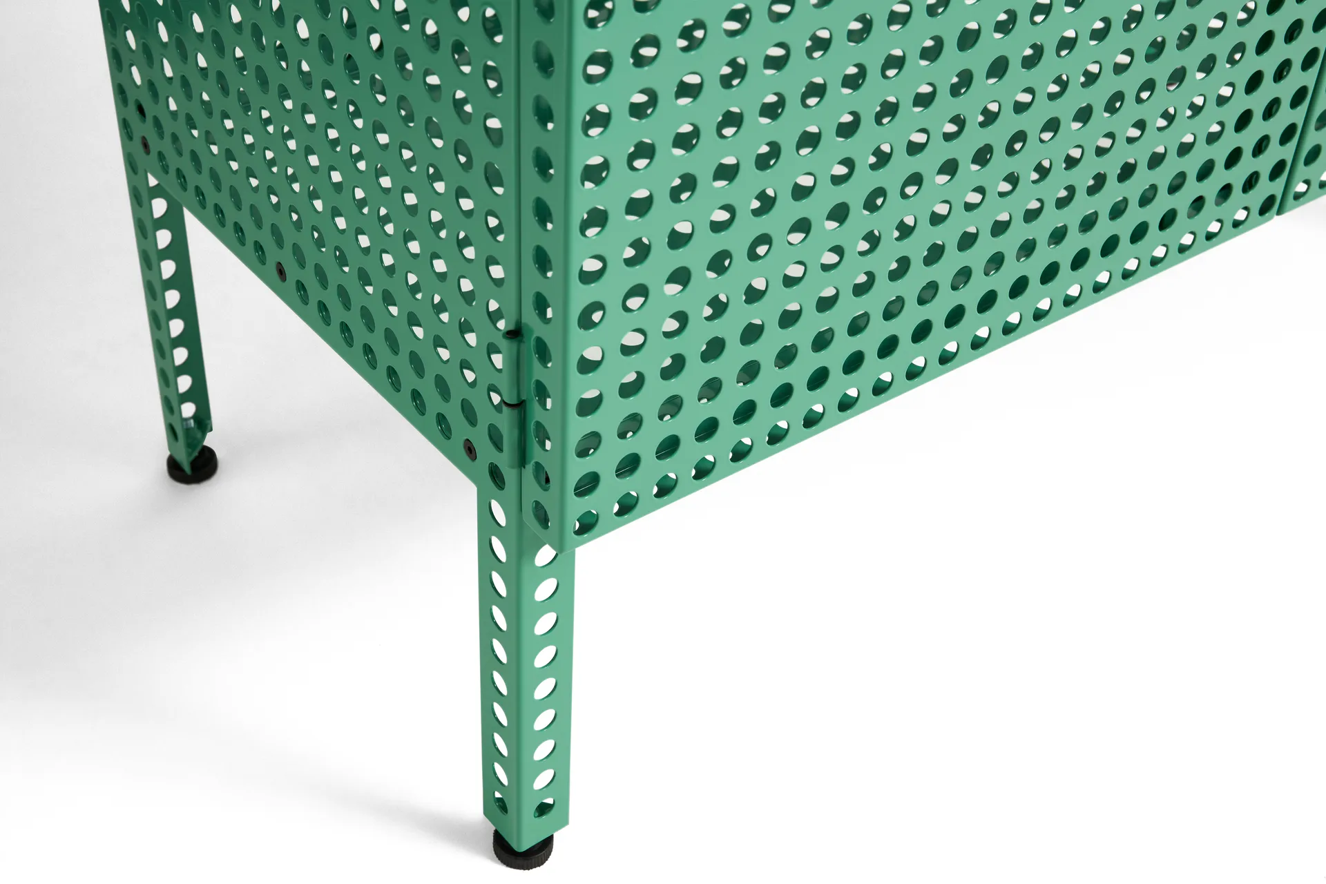 Perforated Cabinet kast small, Soft jade HAY