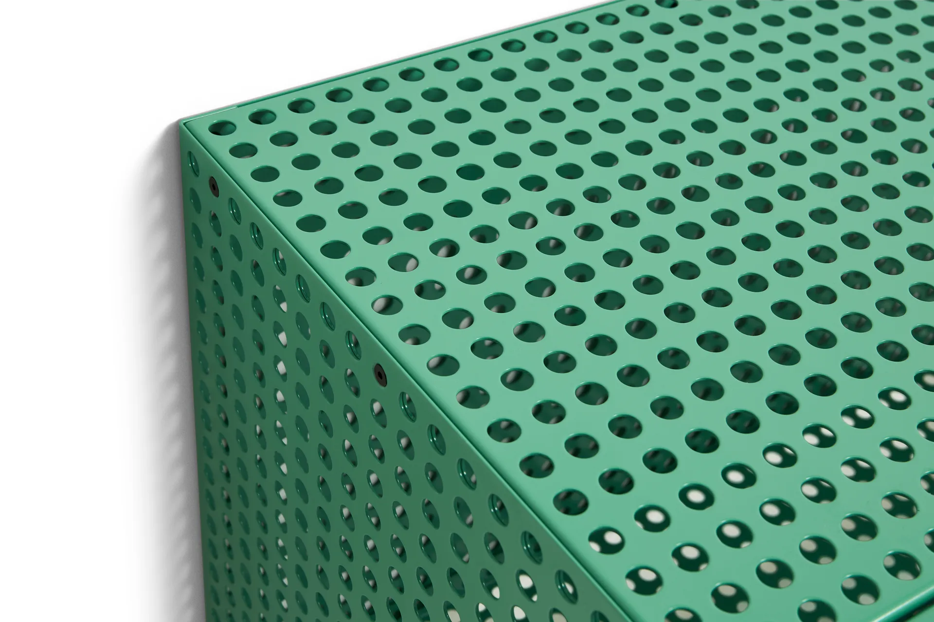 Perforated Cabinet wandkast small, Soft jade HAY
