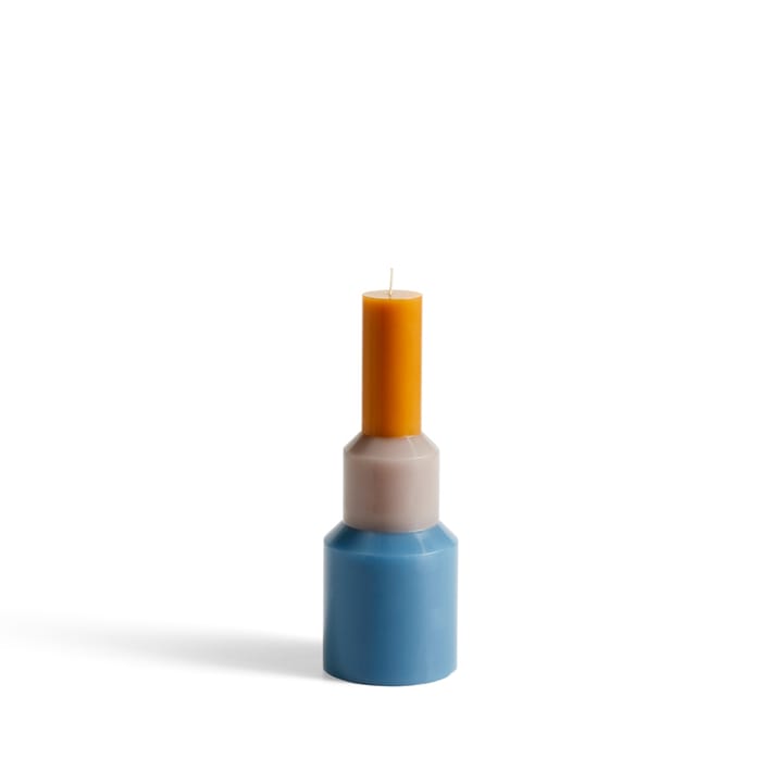 Pillar kaars, blue, m HAY