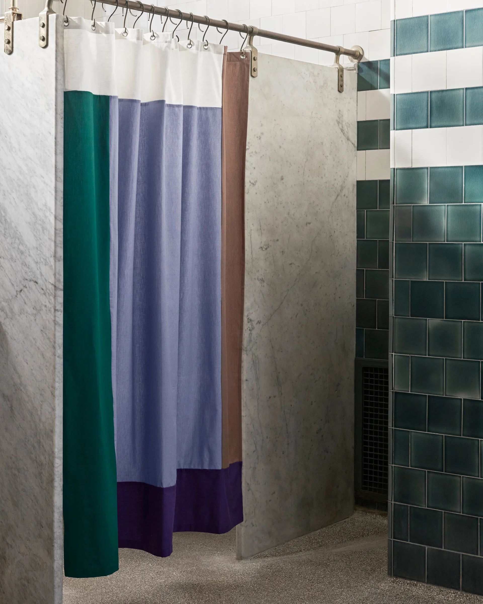 Pivot douchegordijn 180x200 cm, Blue HAY