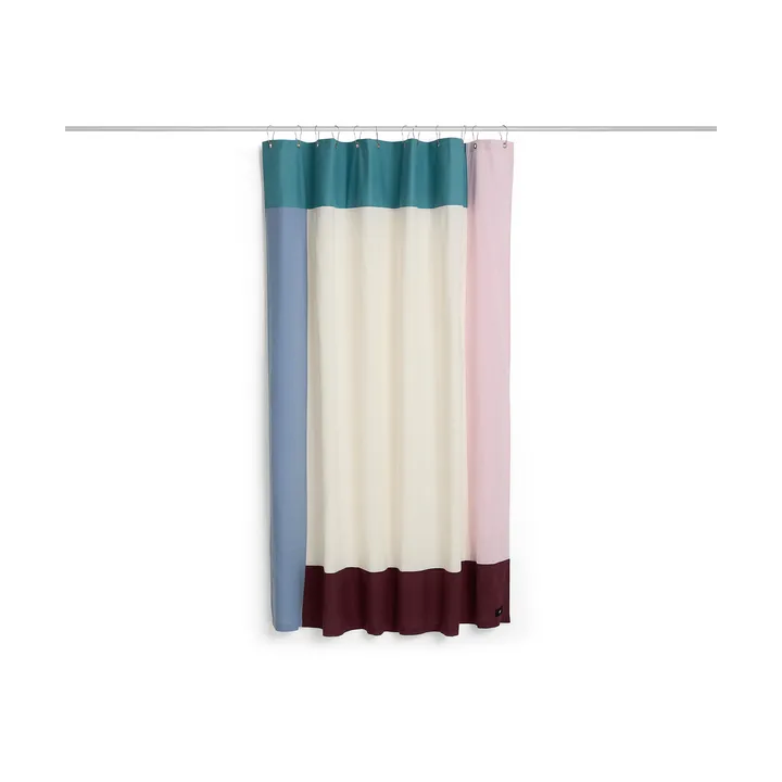 Pivot douchegordijn 180x200 cm - Multi roze - HAY
