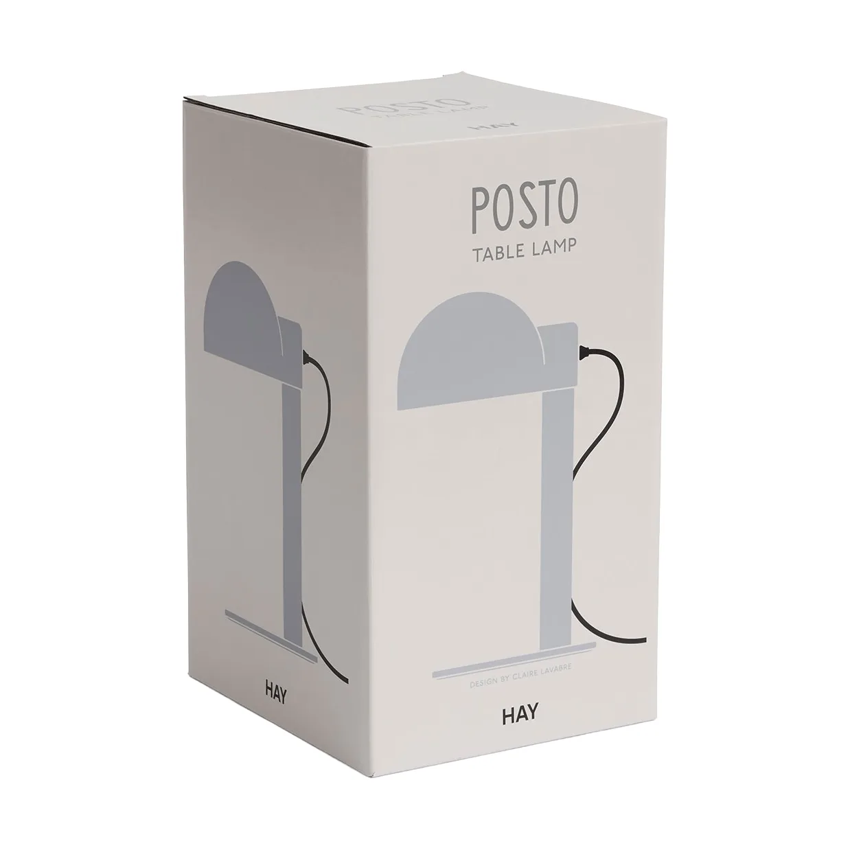 Posto tafellamp, Silver grey HAY