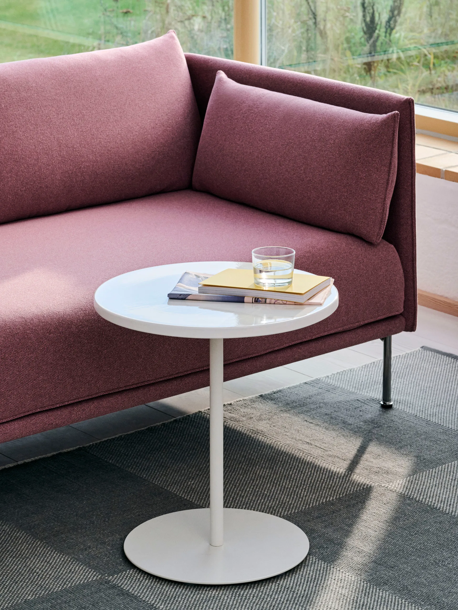 Pyro salontafel Ø45 cm, Eierschaal-cream white HAY