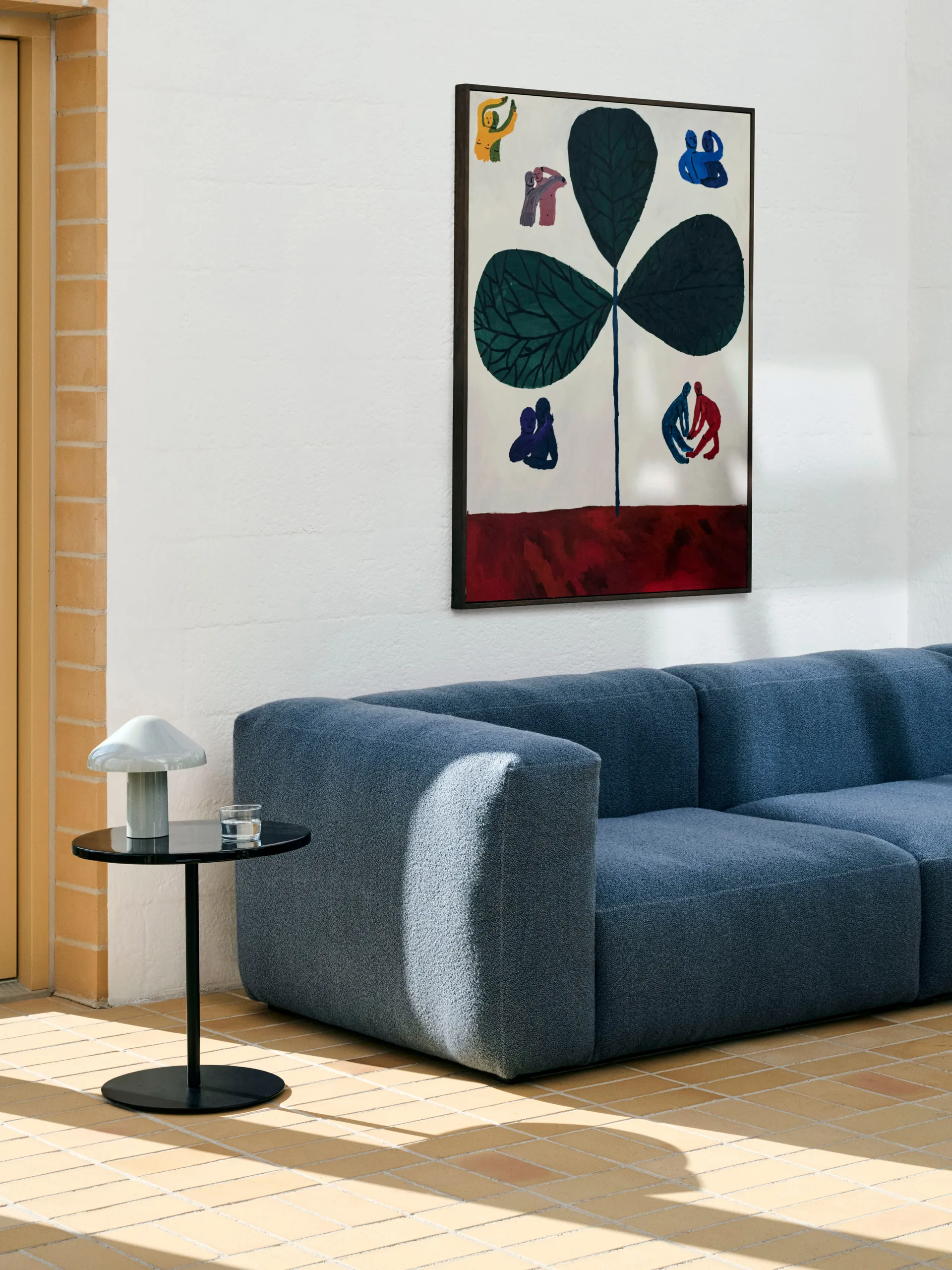 Pyro salontafel Ø45 cm, Zwart-zwart HAY