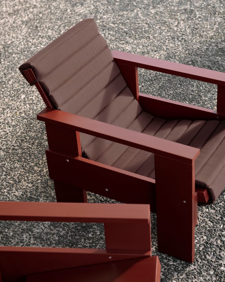 Quilten kussen voor Crate loungestoel, Iron red HAY