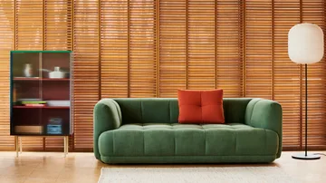 Quilton 2-zits bank 214 cm - Linara 100 – Tarragon - HAY