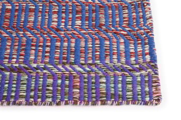 Radio vloerkleed - Rood-blauw 140x200 cm - HAY