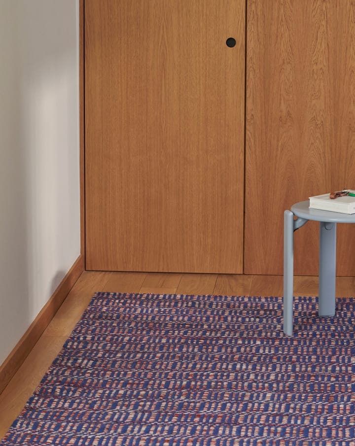 Radio vloerkleed, Rood-blauw 140x200 cm HAY