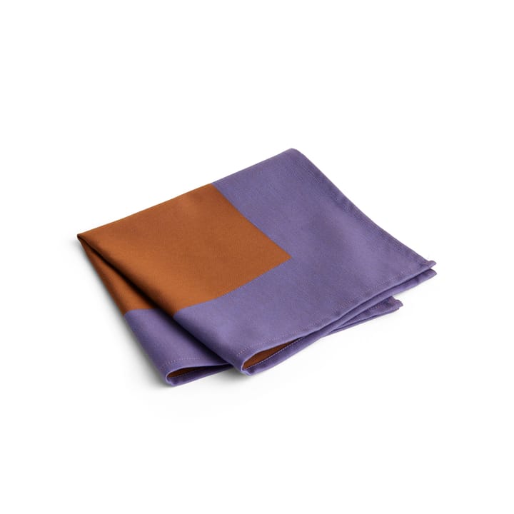 Rand stoffen servet 40x40 cm - Purple - HAY