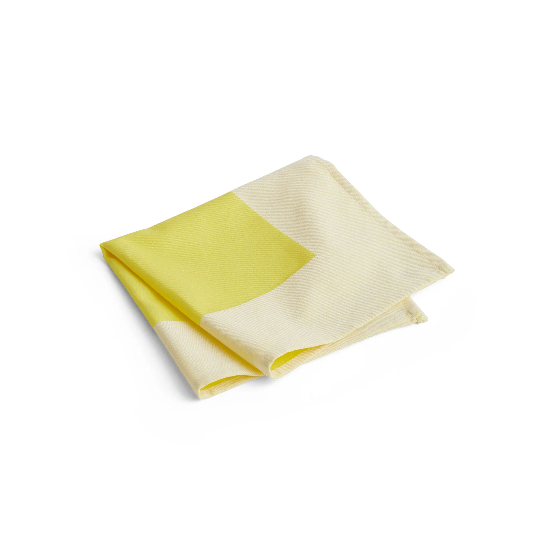 Rand stoffen servet 40x40 cm, Yellow HAY