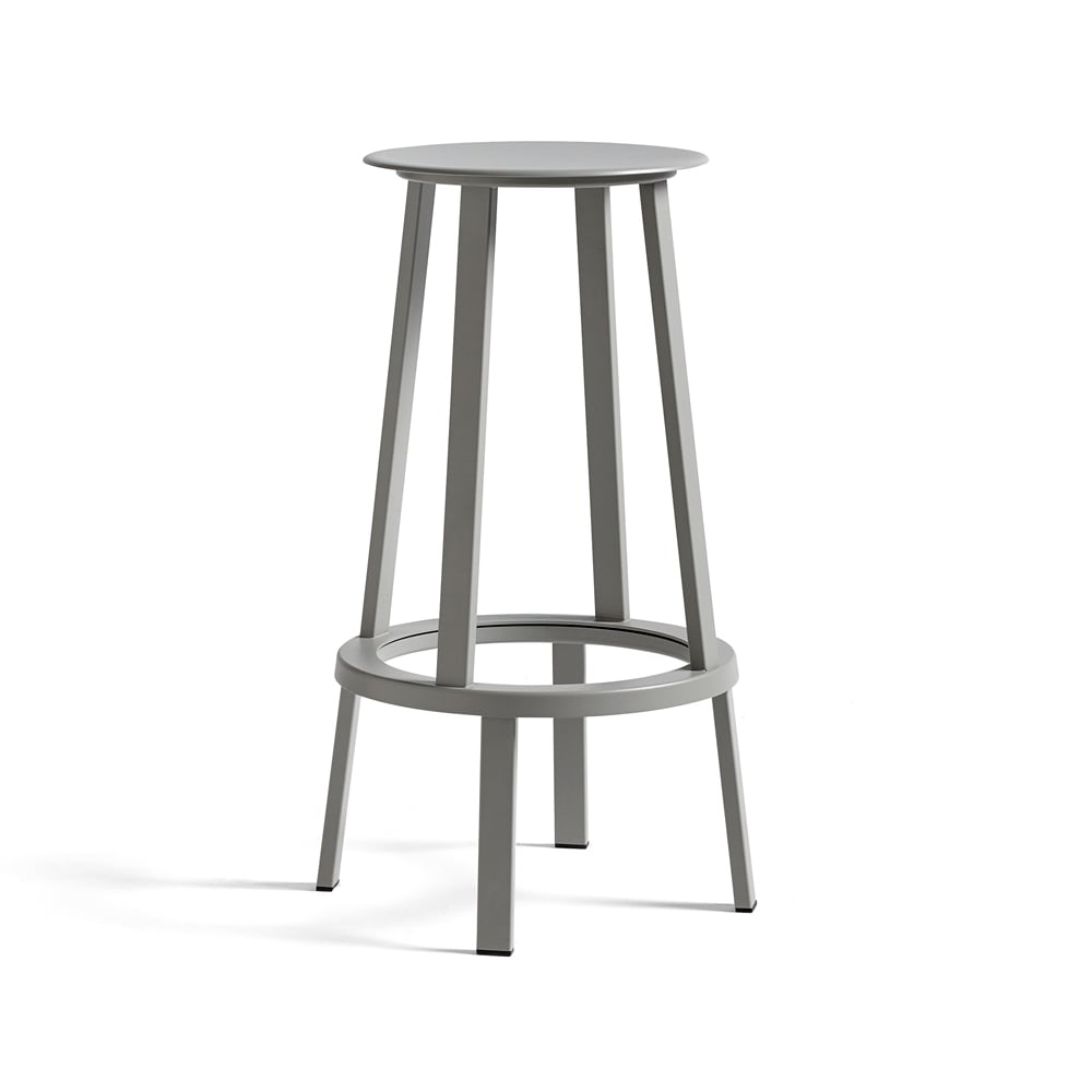 HAY Revolver barkruk Sky grey, high | Scandinavisch Interieur | Barstoelen | Grijs