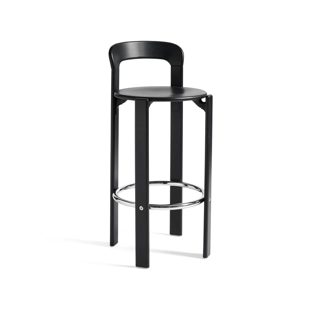 Rey barkruk 75 cm, Deep black HAY