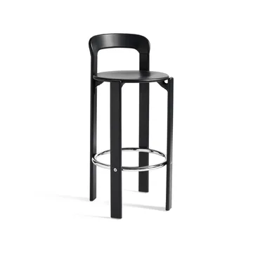 Rey barkruk 75 cm - Deep black - HAY