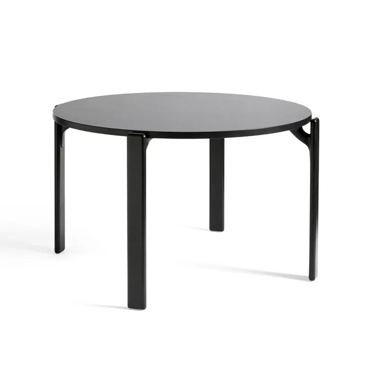 Rey eettafel Ø128 cm - Deep black - HAY
