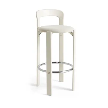 Rey gestoffeerde barkruk 75 cm - Mode 011 – cream white - HAY