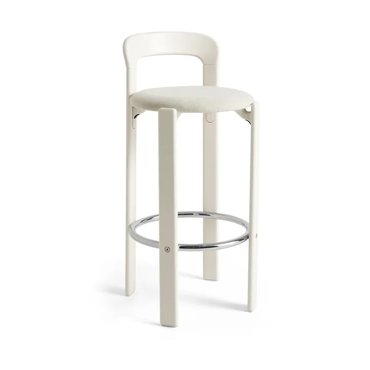 Rey gestoffeerde barkruk 75 cm - Mode 011 – cream white - HAY